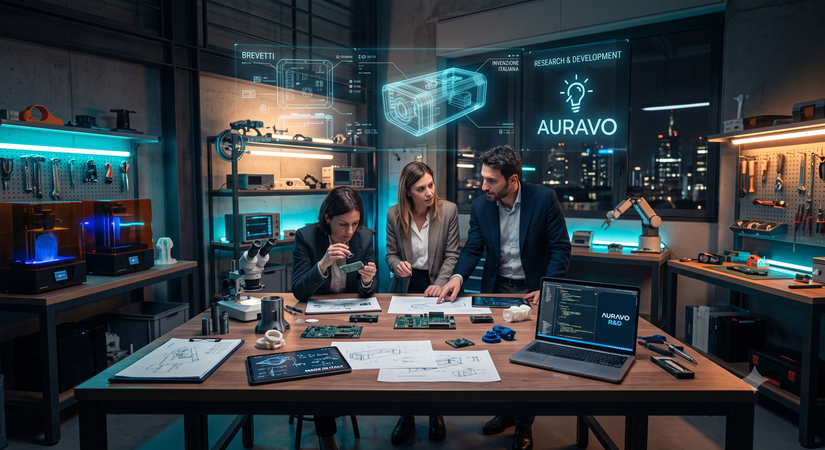 Laboratorio di ricerca e sviluppo Auravo